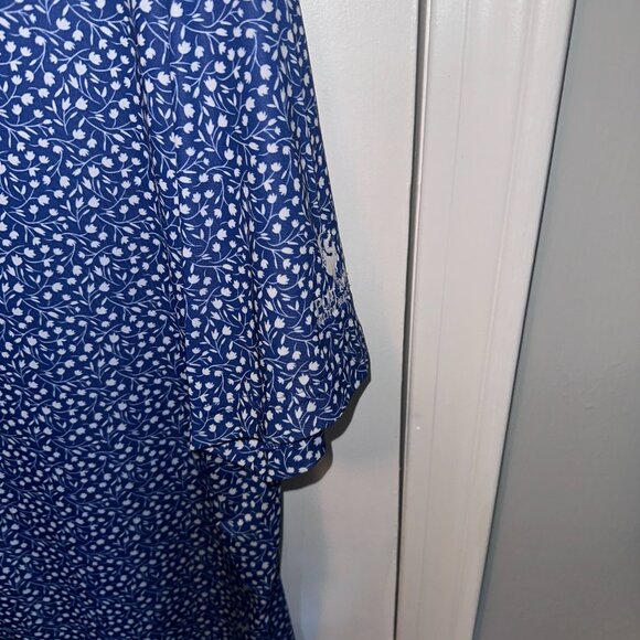 Blue Flower Pattern - Men's Large Footjoy Golf Polo - Port Royal Hilton Head Isl - Picture 3 of 6